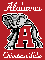 Alabama Crimson Tide Elephant (twin / throw)
