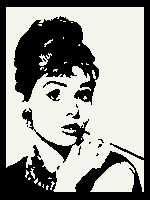 Load image into Gallery viewer, Audrey Hepburn (twin / throw)
