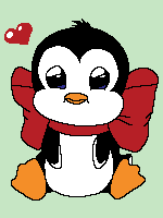 Load image into Gallery viewer, Cute Penguin (twin / throw)
