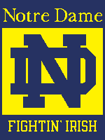 Notre Dame (twin / throw)