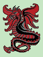 Load image into Gallery viewer, Red Dragon (twin / throw)
