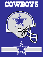 Dallas Cowboys Helmet (twin / throw)