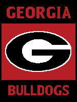 Georgia Bulldogs (twin / throw)