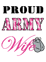 Proud Army Wife (twin / throw)