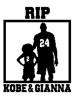 RIP Kobe and Gianna (twin / throw)
